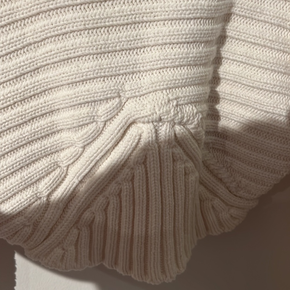 Emin & Paul Women’s Cropped Sweater | Cream | Size 40 (fits like XS/XXS) - Picture 4 of 5